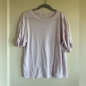 Lavender/pinky Free People Tee